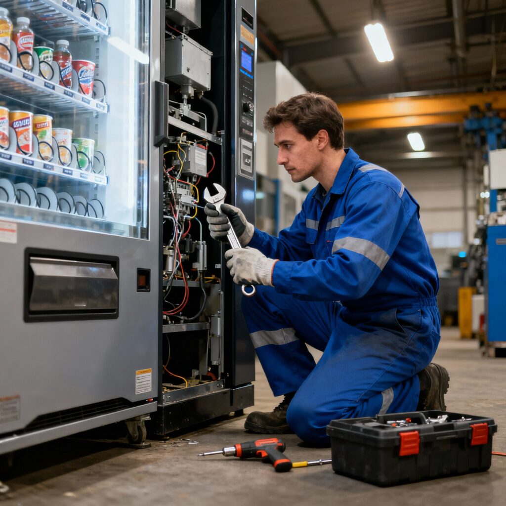 reparación de máquinas expendedoras